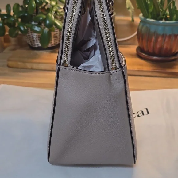 Kate Spade Terri Grove Taupe Shoulder Bag W/ Real Real Dust Bag - Picture 5 of 11